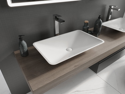 Mexen Esper pultra szerelhető konglomerát mosdókagyló 60 x 38 cm, Fehér - 23036001