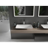 Mexen Esper lavoar pe blat din conglomerat 60 x 38 cm, alb - 23036001