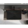 Mexen Esper 60 x 38 cm-es fekete pultra szerelhető mosdó konglomerátumból - 23036071