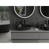Mexen Ono lavoar de blat din conglomerat 51 x 39 cm, negru - 23045171