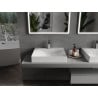 Mexen Poli lavoar de blat din conglomerat 1/O 60 x 48 cm, alb - 23026001
