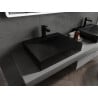 Mexen Poli lavoar deasupra blatului din conglomerat 1/O 60 x 48 cm, negru - 23026071