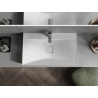 Mexen Poli chiuvetă de blat din conglomerat 1/O 80 x 48 cm, albă - 23028001