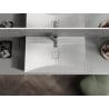 Mexen Poli chiuvetă pe blat din conglomerat 80 x 48 cm, Albă - 23028001
