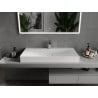 Mexen Poli lavoar de blat din conglomerat 1/O 100 x 48 cm, alb - 23021001