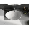 Mexen Nora 60 x 36 cm-es pult feletti mosdókagyló konglomerátumból, fehér - 23056001