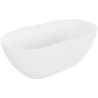 Mexen Rimini szabadon álló konglomerátum kád 150 x 75 cm, fehér matt - 57241507500