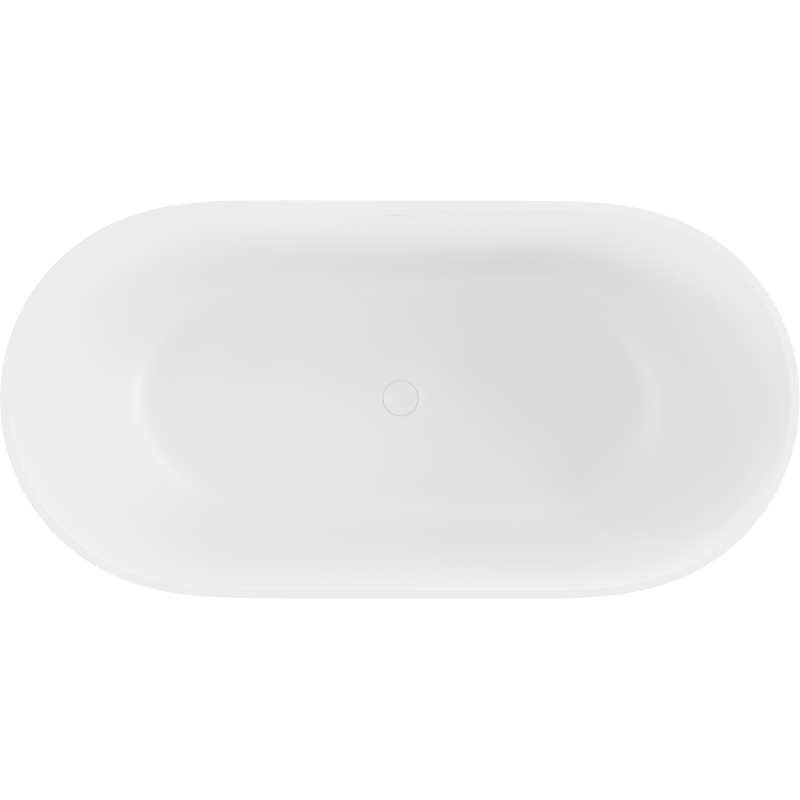 Mexen Rimini szabadon álló kompozit kád 150 x 75 cm, fehér matt - 57241507500