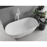 Mexen Rimini szabadon álló, konglomerátumból készült kád 150 x 75 cm, fehér matt - 57241507500