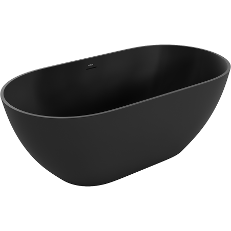 Mexen Rimini cadă independentă din conglomerat 150 x 75 cm, negru mat - 57241507570