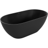 Mexen Rimini cadă de sine stătătoare din conglomerat 150 x 75 cm, negru mat - 57241507570