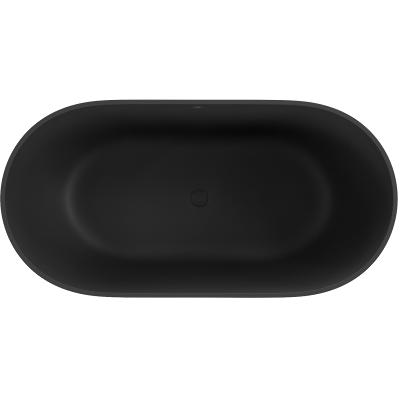 Mexen Rimini cadă independentă din conglomerat 150 x 75 cm, negru mat - 57241507570