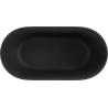 Mexen Rimini cadă de sine stătătoare din conglomerat 150 x 75 cm, negru mat - 57241507570