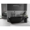 Mexen Rimini cadă de sine stătătoare din conglomerat 150 x 75 cm, negru mat - 57241507570