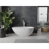 Mexen Palermo cadă freestanding din conglomerat 150 x 78 cm, alb mat - 57211507800