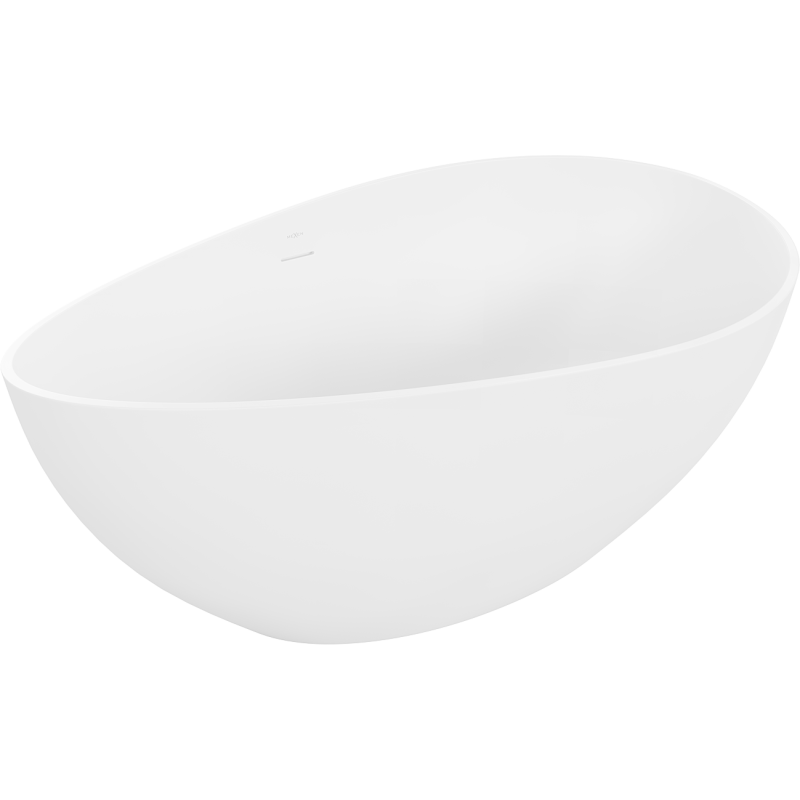 Mexen Parma szabadon álló kád konglomerátumból 160 x 95 cm, fehér matt - 57231609500