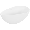 Cadă freestanding Mexen Parma din conglomerat 160 x 95 cm, alb mat - 57231609500