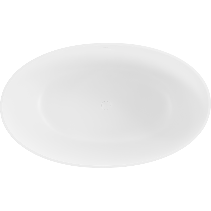 Mexen Parma szabadon álló kád konglomerátumból 160 x 95 cm, fehér matt - 57231609500