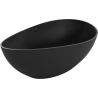 Mexen Parma szabadon álló kád konglomerátumból 160 x 95 cm, fekete matt - 57231609570