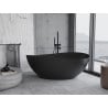 Mexen Parma cadă liberă din conglomerat 160 x 95 cm, negru mat - 57231609570