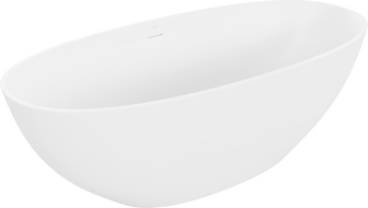 Mexen Bari cadă freestanding din conglomerat 165 x 75 cm, alb mat - 57221657500