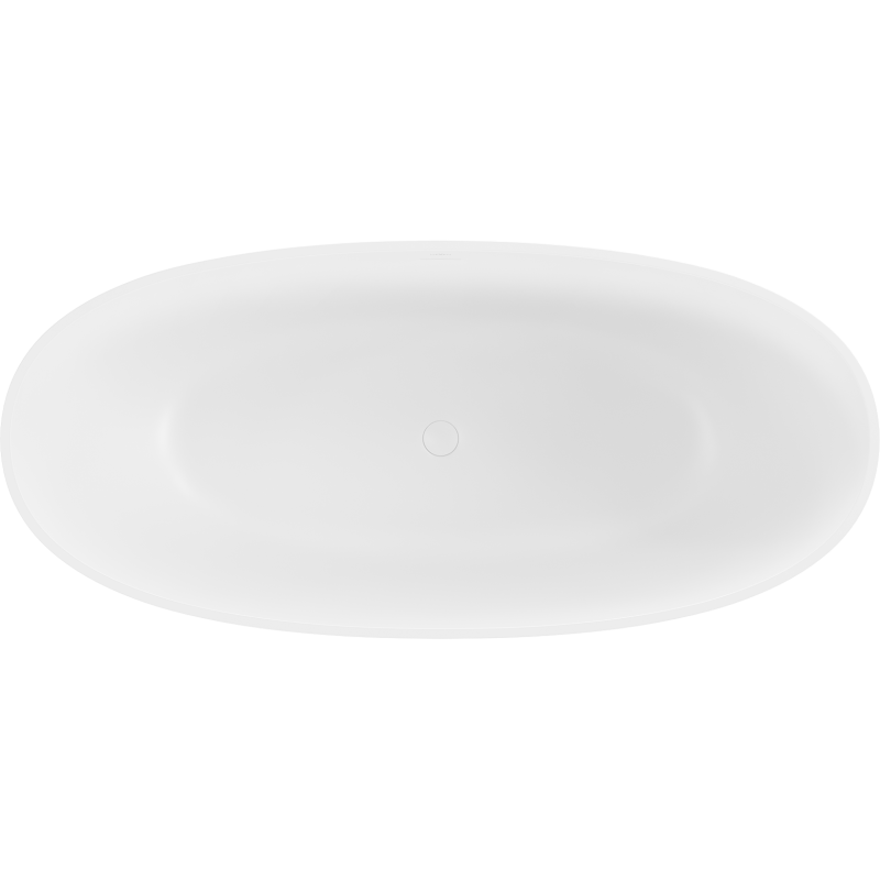 Mexen Bari szabadon álló kád konglomerátumból 165 x 75 cm, fehér matt - 57221657500