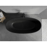 Mexen Bari cadă de baie independentă din conglomerat 165 x 75 cm, negru mat - 57221657570