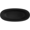 Mexen Bari cadă de baie freestanding din conglomerat 165 x 75 cm, negru mat - 57221657570