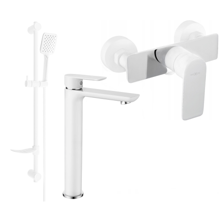 Mexen Alfa DF62 set de duș, alb/crom - 745714DF62-02