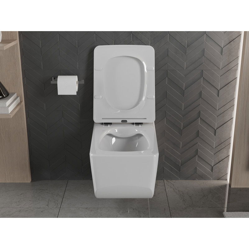 Mexen Vera vas wc Rimless cu capac cu închidere lentă slim, duroplast, alb - 30164000