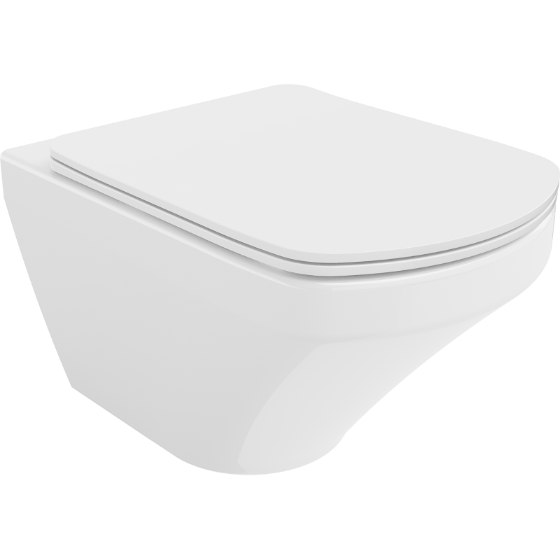 Mexen Vito vas wc Rimless cu capac cu închidere lentă slim, duroplast, alb lucios - 30174000