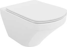 Mexen Vito vas de toaletă Rimless cu capac slim cu închidere lentă, duroplast, Albă - 30174000