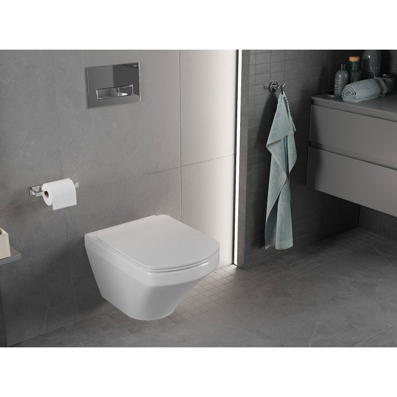 Mexen Vito vas wc Rimless cu capac cu închidere lentă slim, duroplast, alb lucios - 30174000