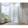 Mexen Texas ușă de duș batantă 70 cm, transparentă, crom - 880-070-000-01-00