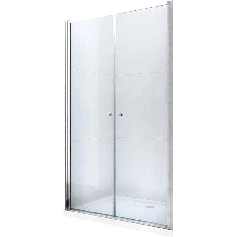 Mexen Texas uși de duș batante 80 cm, transparent, crom - 880-080-000-01-00
