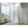 Mexen Texas 80 cm nyíló zuhanyajtó, átlátszó, króm - 880-080-000-01-00