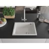Mexen Pedro 1-medencés gránit mosogató 560 x 460 mm, Fehér - 6508561000-20