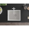 Mexen Pedro 1-medencés gránit mosogató 560 x 460 mm, Fehér - 6508561000-20