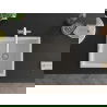 Mexen Pedro chiuvetă de granit cu 1 compartiment 560 x 460 mm, Albă - 6508561000-20