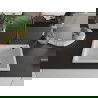 Mexen Pedro chiuvetă de granit cu 1 compartiment 560 x 460 mm, Albă, sifon Neagră - 6508561000-20-B