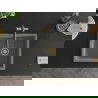 Mexen Pedro 1-medencés gránit mosogató 560 x 460 mm, Szürke, szifon Arany - 6508561000-71-G