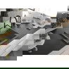 Mexen Pedro chiuvetă de granit cu 1 compartiment 560 x 460 mm, gri, sifon Neagră - 6508561000-71-B