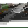 Mexen Pedro chiuvetă de granit cu 1 compartiment 560 x 460 mm, Neagră/Argintiu metalic - 6508561000-73