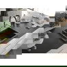 Mexen Pedro chiuvetă de granit cu 1 compartiment 560 x 460 mm, Neagră/Argintiu metalic - 6508561000-73