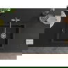 Mexen Pedro 1-medencés gránit mosogató 560 x 460 mm, Fekete/Fém arany - 6508561000-75