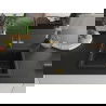 Mexen Pedro chiuvetă de granit cu 1 compartiment 560 x 460 mm, Neagră/Auriu metalic, sifon Auriu - 6508561000-75-G