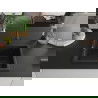 Mexen Pedro chiuvetă de granit cu 1 compartiment 560 x 460 mm, Neagră/Auriu metalic, sifon Neagră - 6508561000-75-B