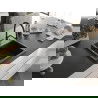 Mexen Pedro chiuvetă de granit cu 1 compartiment 560 x 460 mm, Neagră/Auriu metalic, sifon Neagră - 6508561000-75-B
