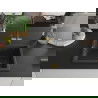 Mexen Pedro chiuvetă de granit cu 1 compartiment 560 x 460 mm, Neagră picățele, sifon Auriu - 6508561000-76-G