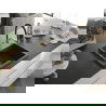 Mexen Pedro chiuvetă de granit cu 1 compartiment 560 x 460 mm, Neagră picățele, sifon Auriu - 6508561000-76-G